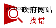 政府网站找错
